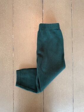 Starting Out Baby Boys’ Green Ribbed Cotton Leggings/Dress Pants • Size 24M